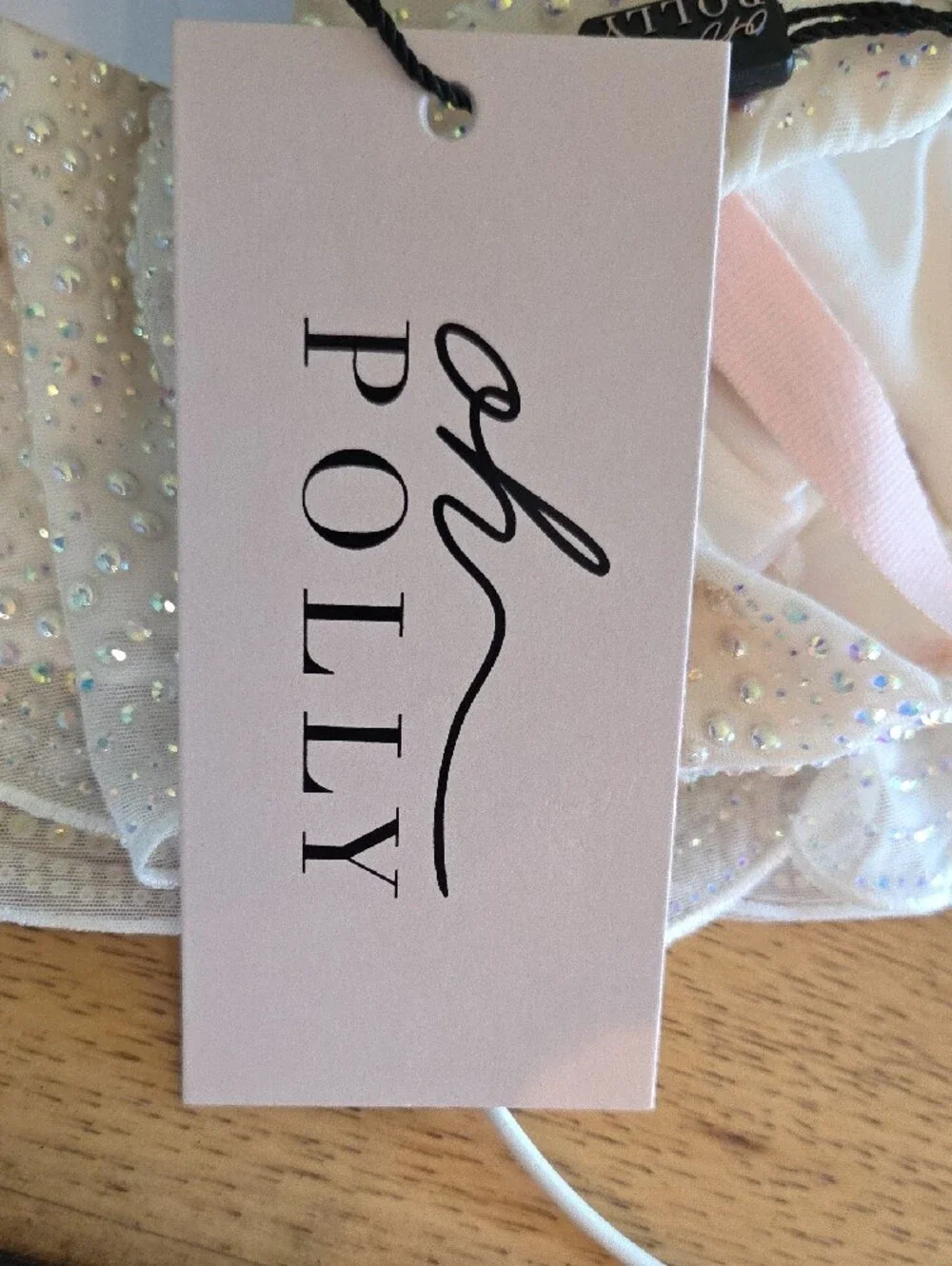 Oh Polly White Lace Mini Slip Dress